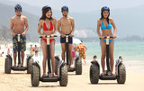 Beach Segway on Yalong bay Sanya Hainan